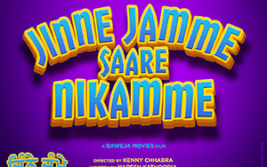 Poster of comedy Punjabi film `Jinne Jamme Saare Nikamme` by Kenny Chhabra